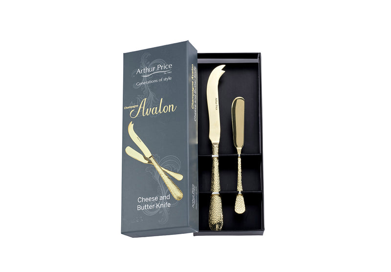 Champagne Avalon Boxed Cheese & Butter Knife