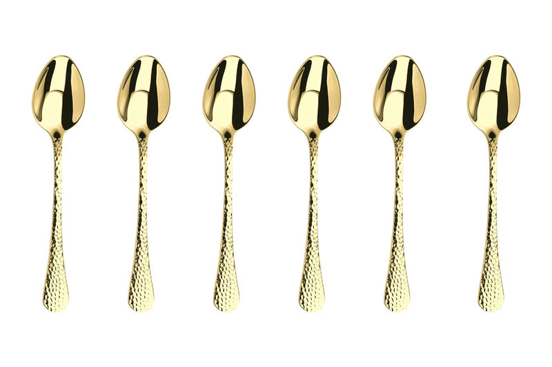 Champagne Avalon Box of 6 Tea Spoons